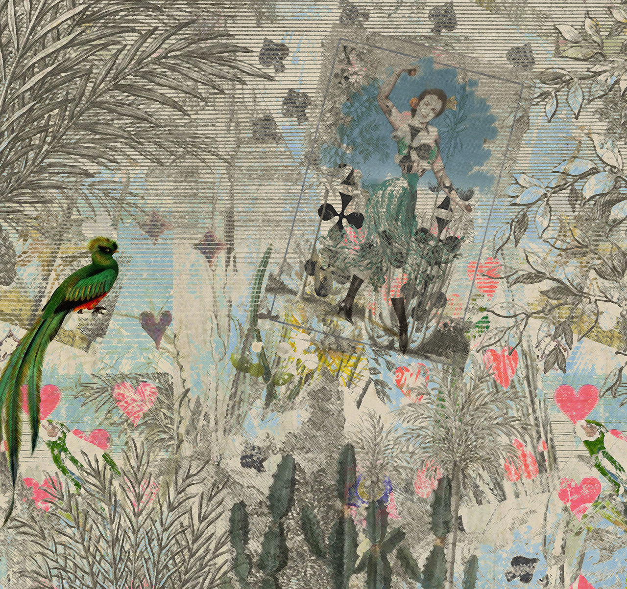 Wallpaper - The Card Players - Lucky Hand