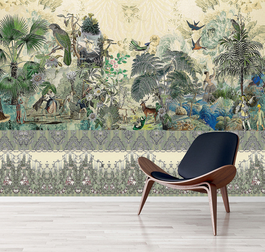 Wallpaper - Vintage Peacock
