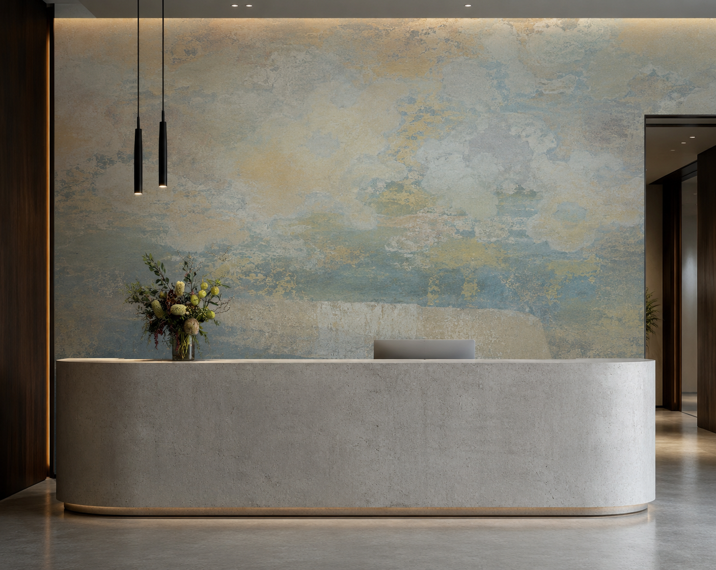Wallpaper - Abstract Landscape - Floating