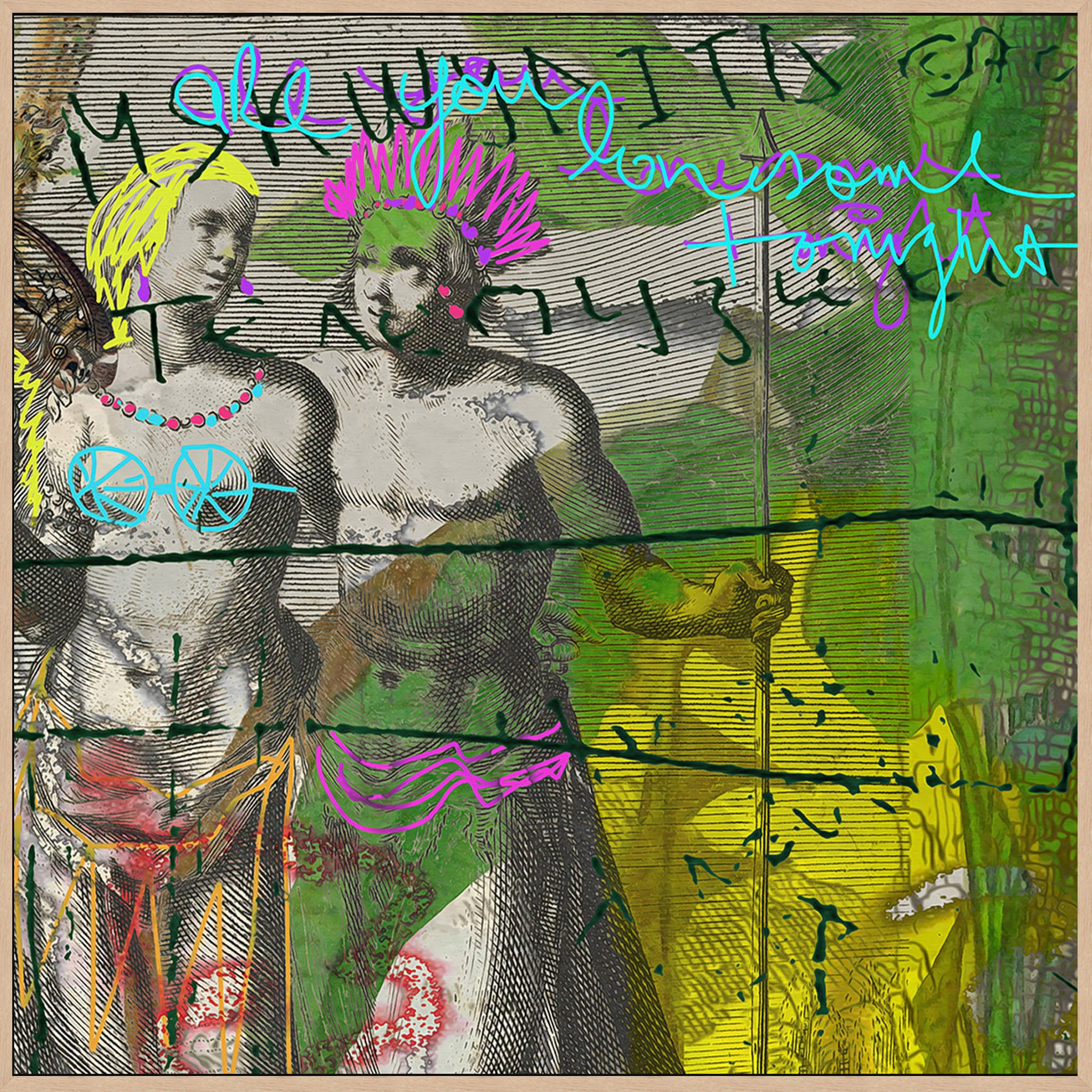 Framed Art Print - Are You Lonesome Tonight