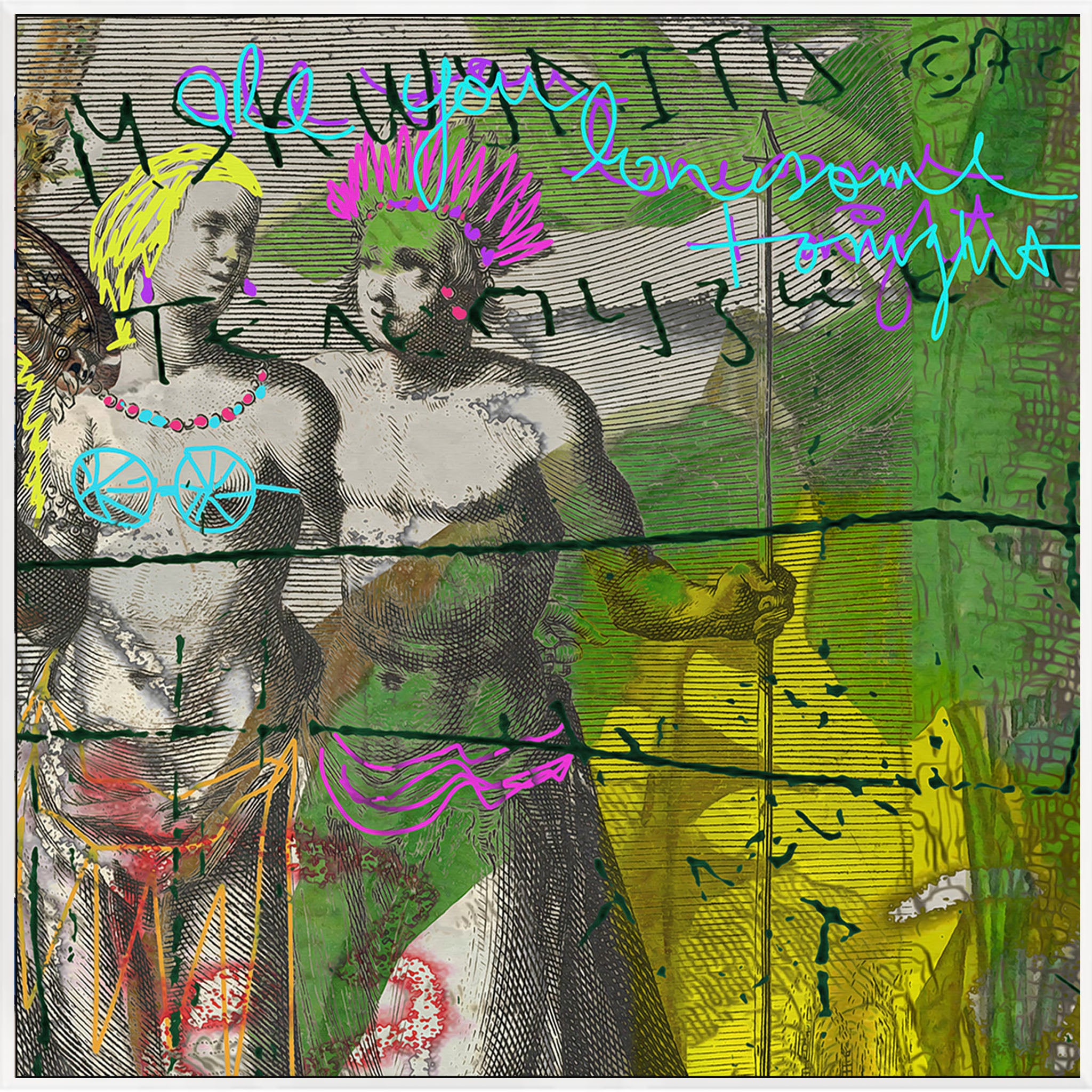 Framed Art Print - Are You Lonesome Tonight