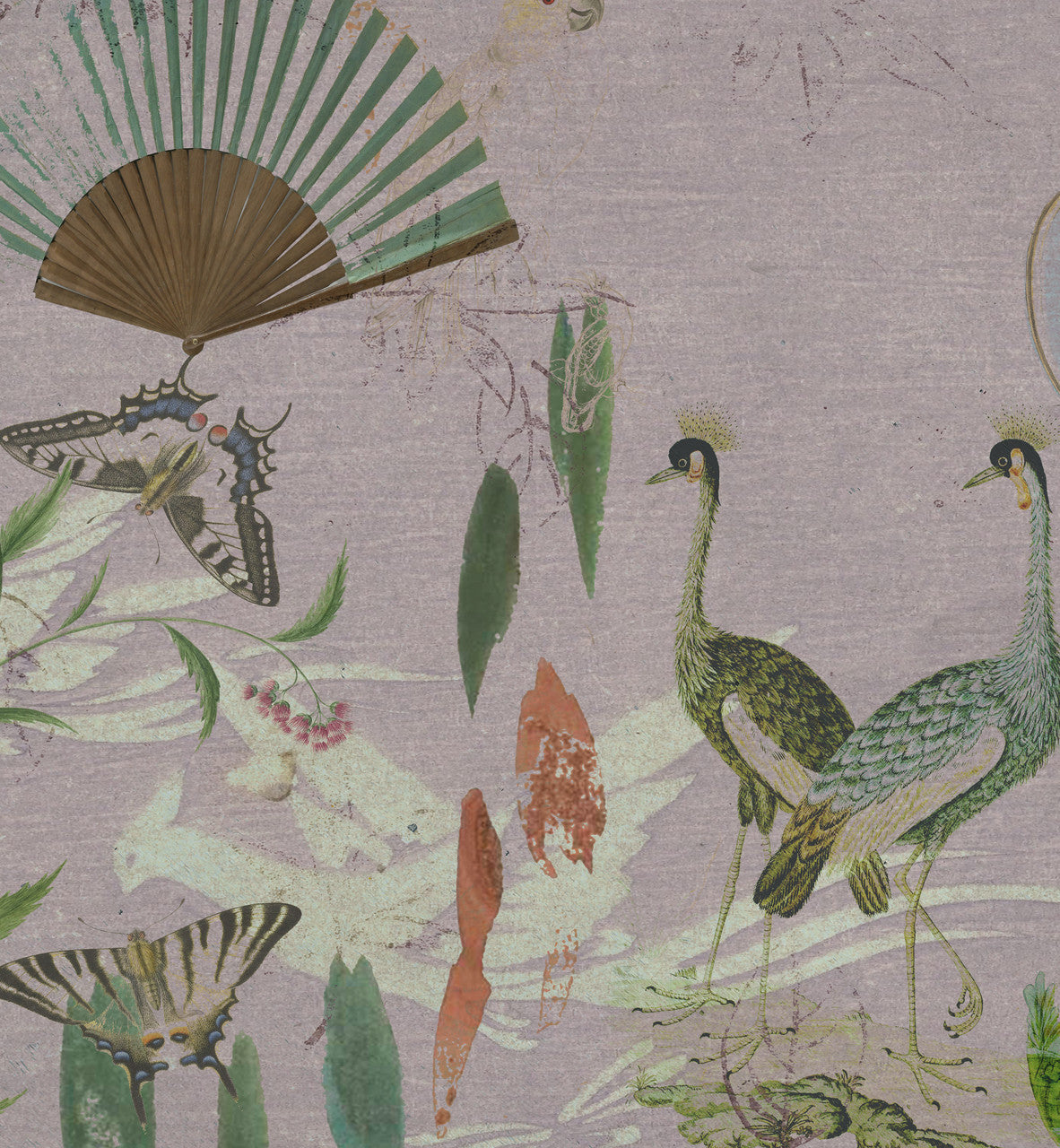 Wallpaper - Casa Mia - Country Estate- Pink