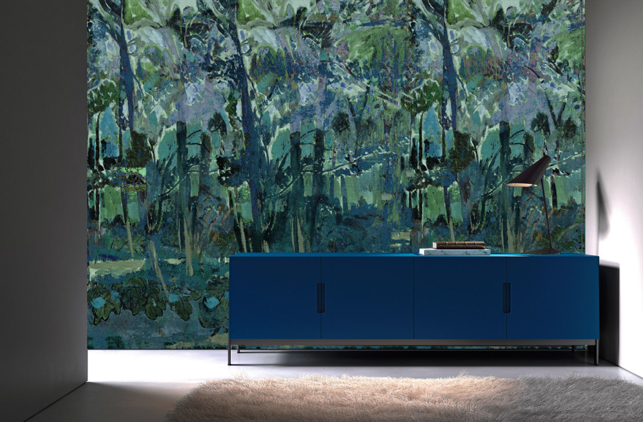 Wallpaper - Fauve Forest - Blue