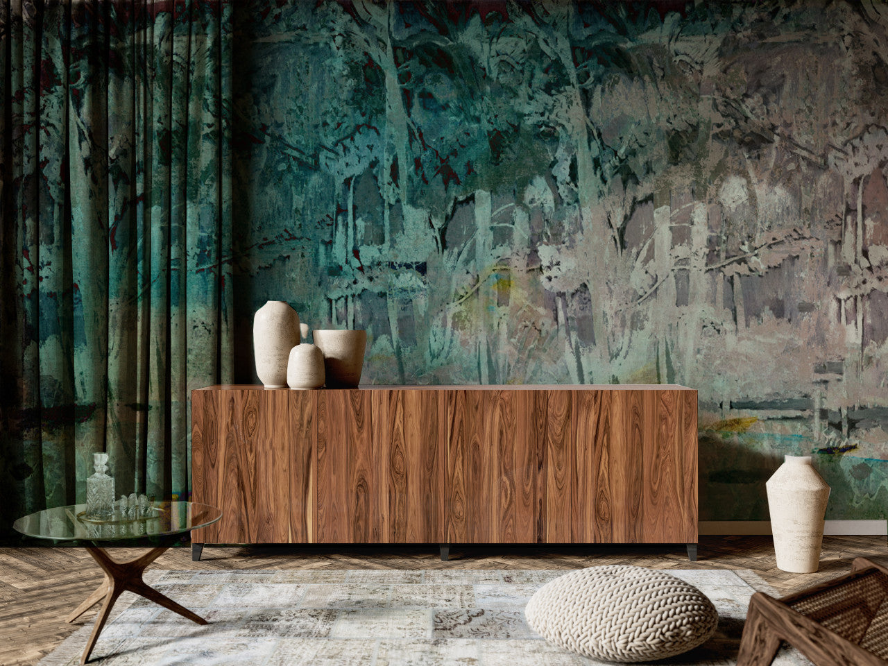 Wallpaper - Fauve Forest - Variegated