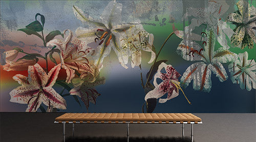 Wallpaper - Floating World - Rainbow Lilly