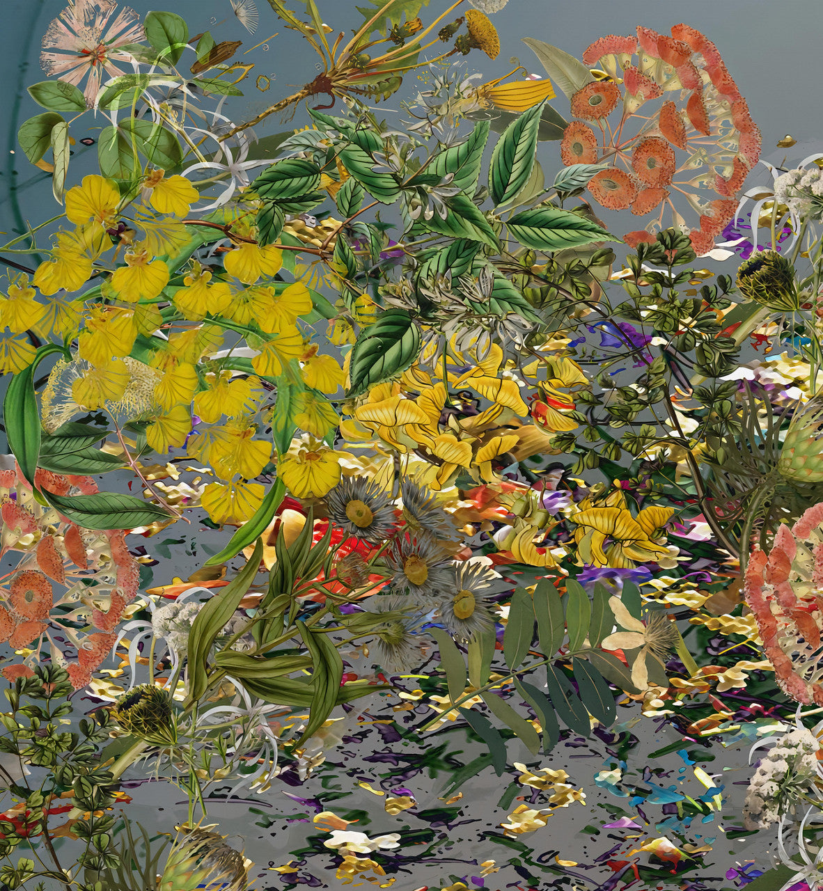 Wallpaper - Floral Explosion - Light