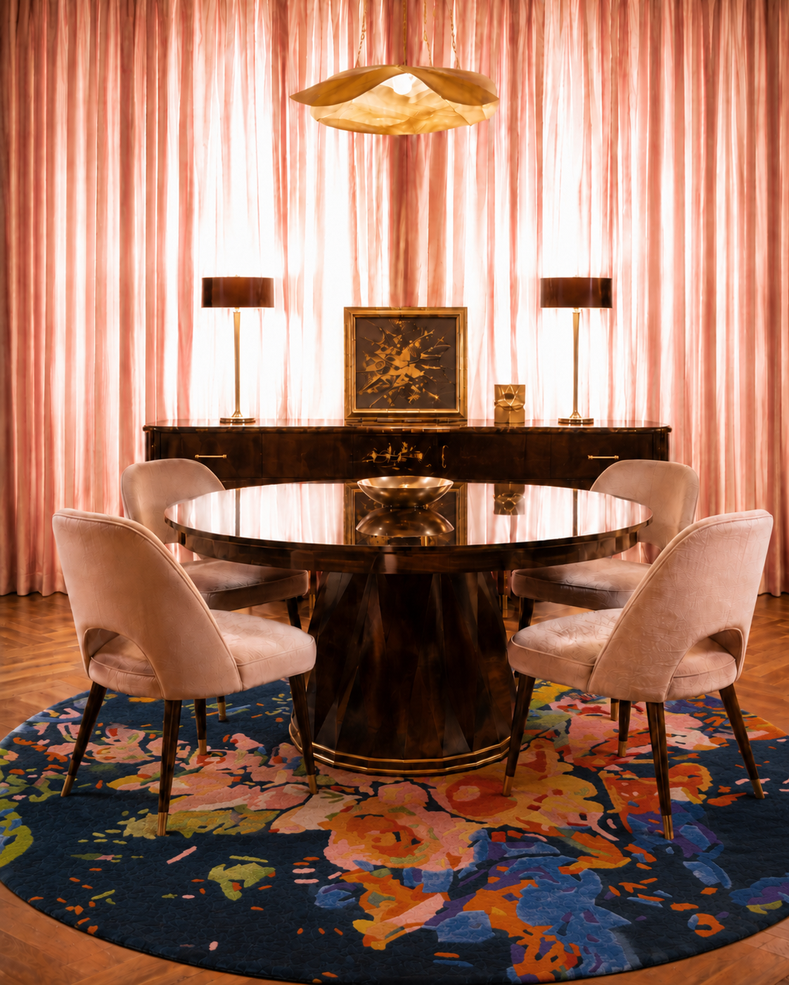 Rug - Ginger Flower - Luminescent