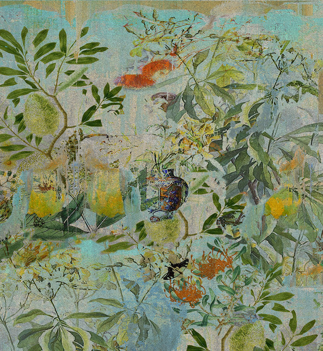 Fabric - Into the Wild - Wild Bunch in Blue