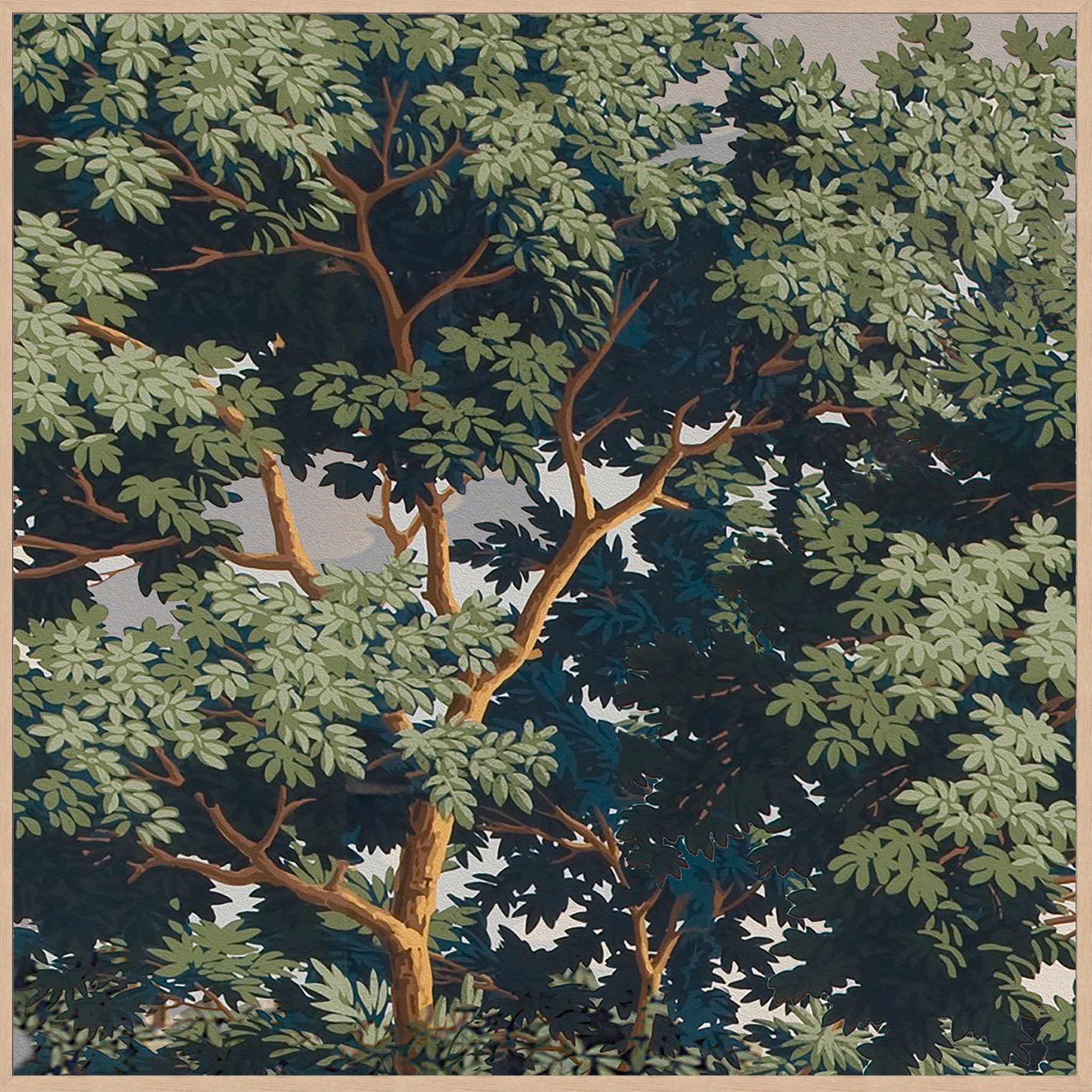 Framed Art Print - Into the Woods