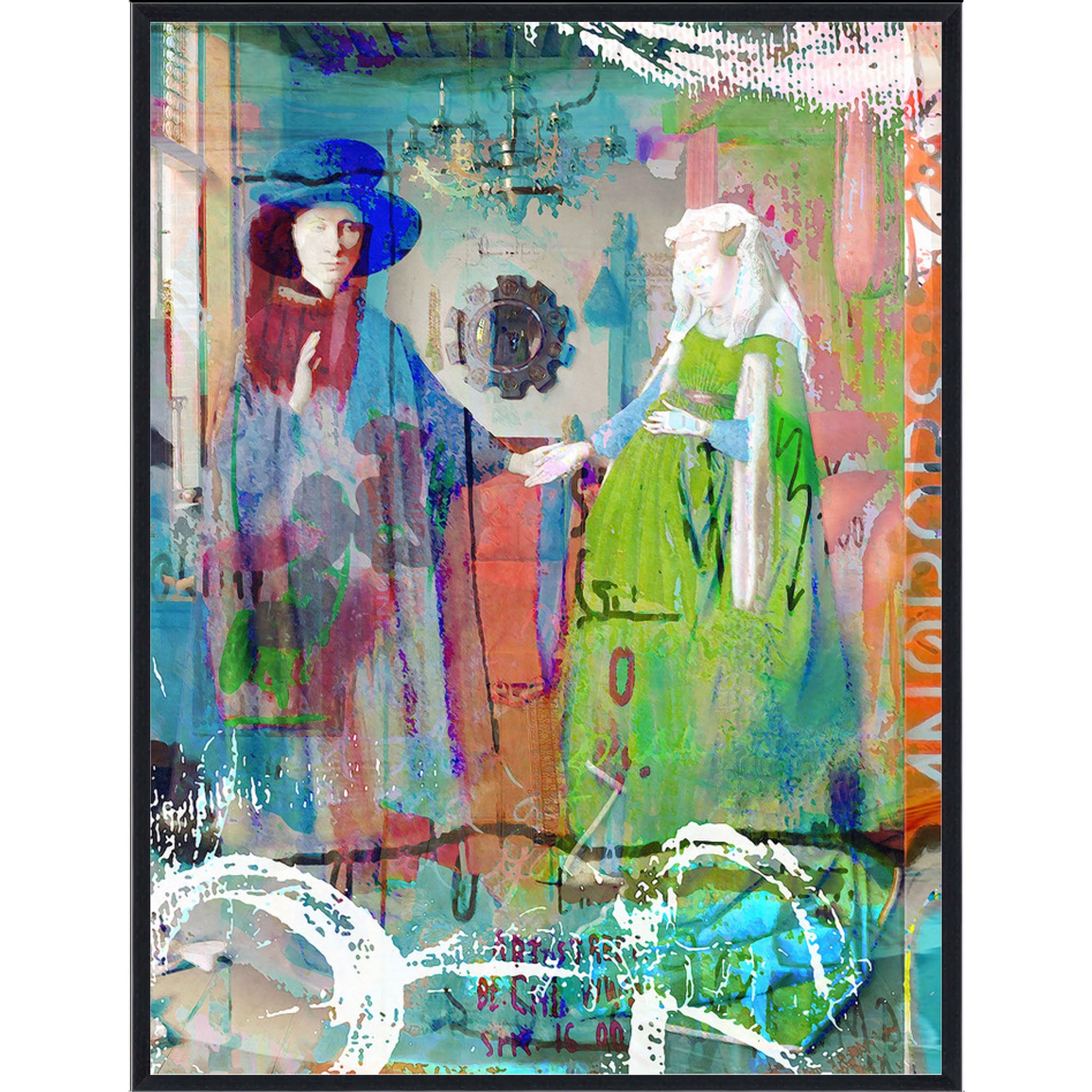 Framed Art Print - Nice Couple From Bruges