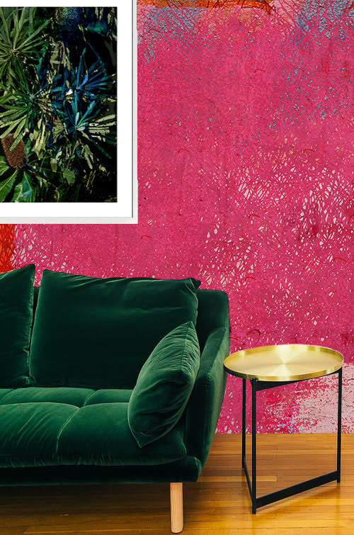Wallpaper - Scribble - Pink