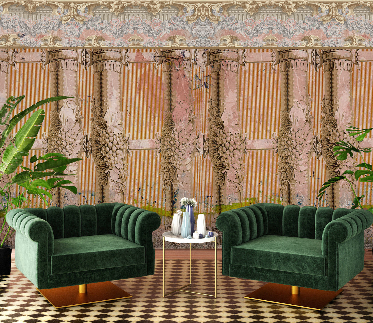 Wallpaper - Faded Empire - Villa Rosa