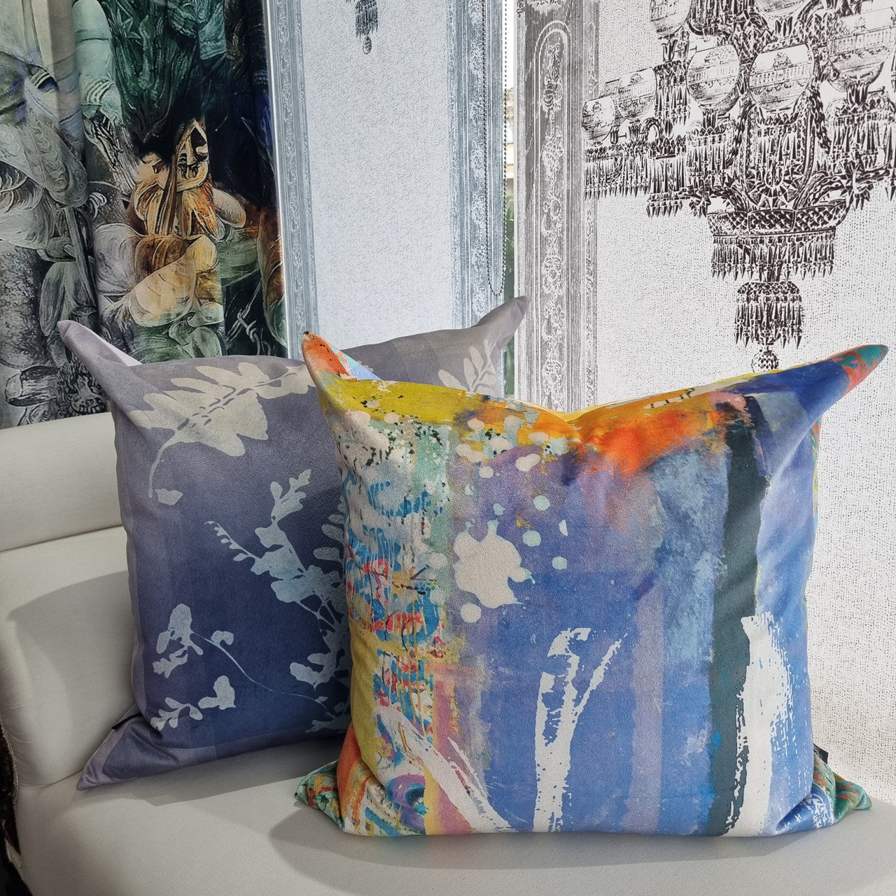 Cushion - Famous Paintings - Fireworks