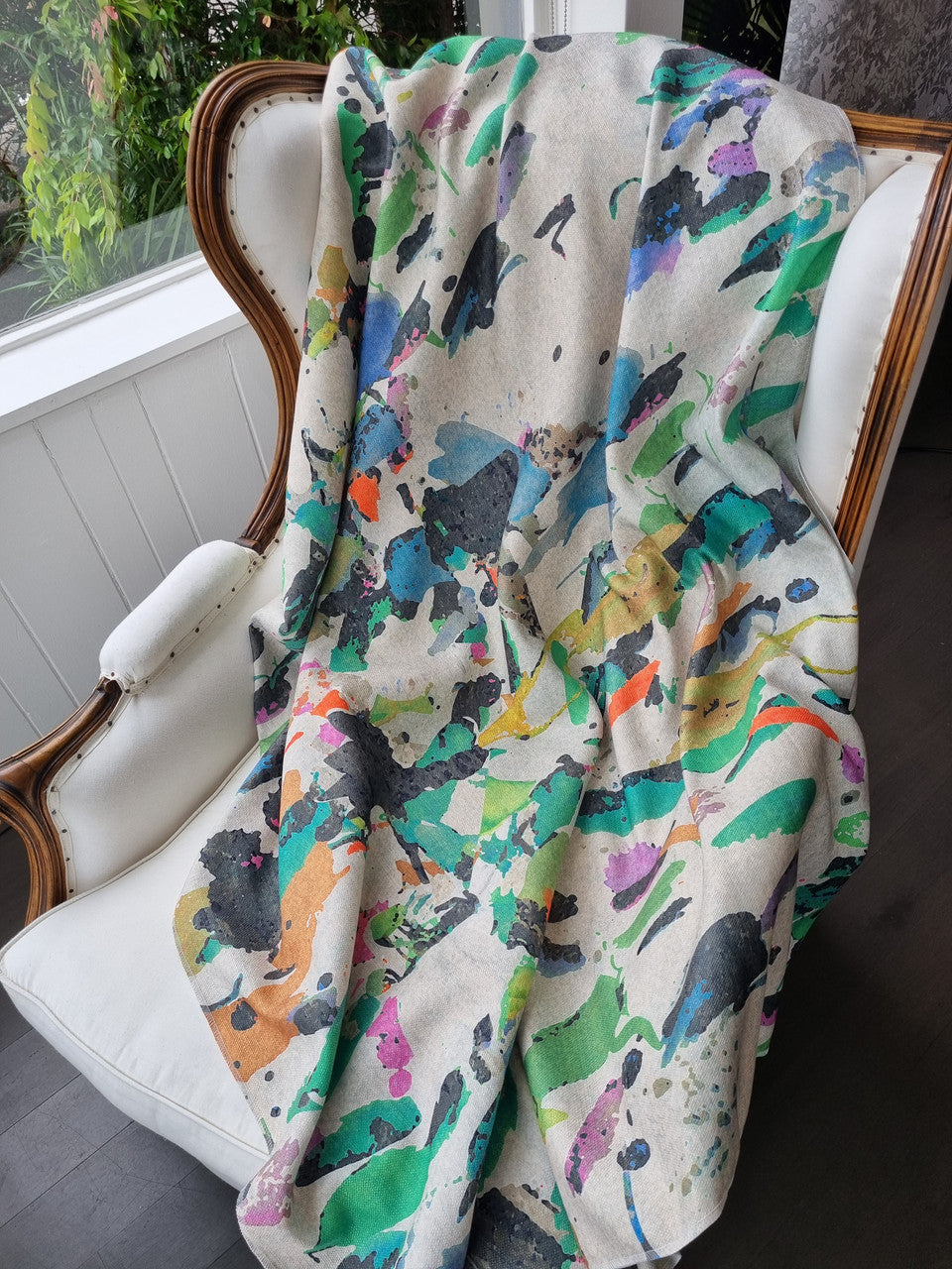 Fabric - Mixed Media - Water Colour Splash