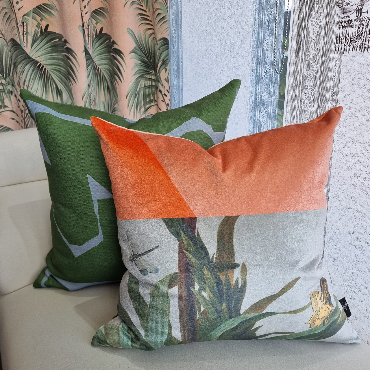 Cushion - Geometrico - Green