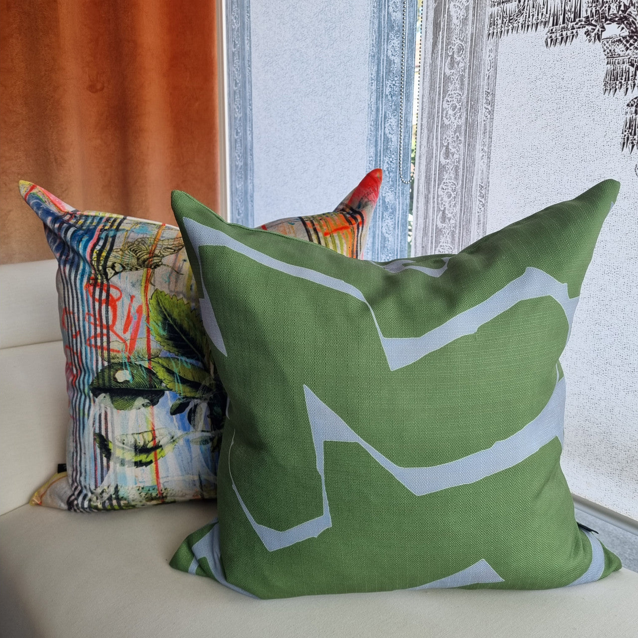 Cushion - Geometrico - Green