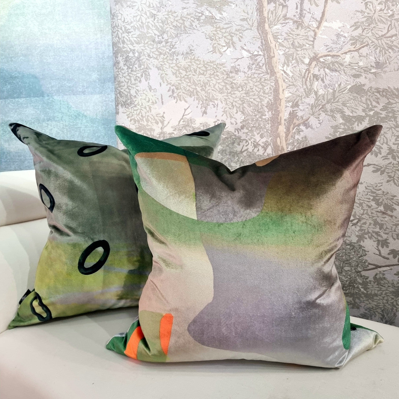 Cushion - Geometrico - Lime Rings