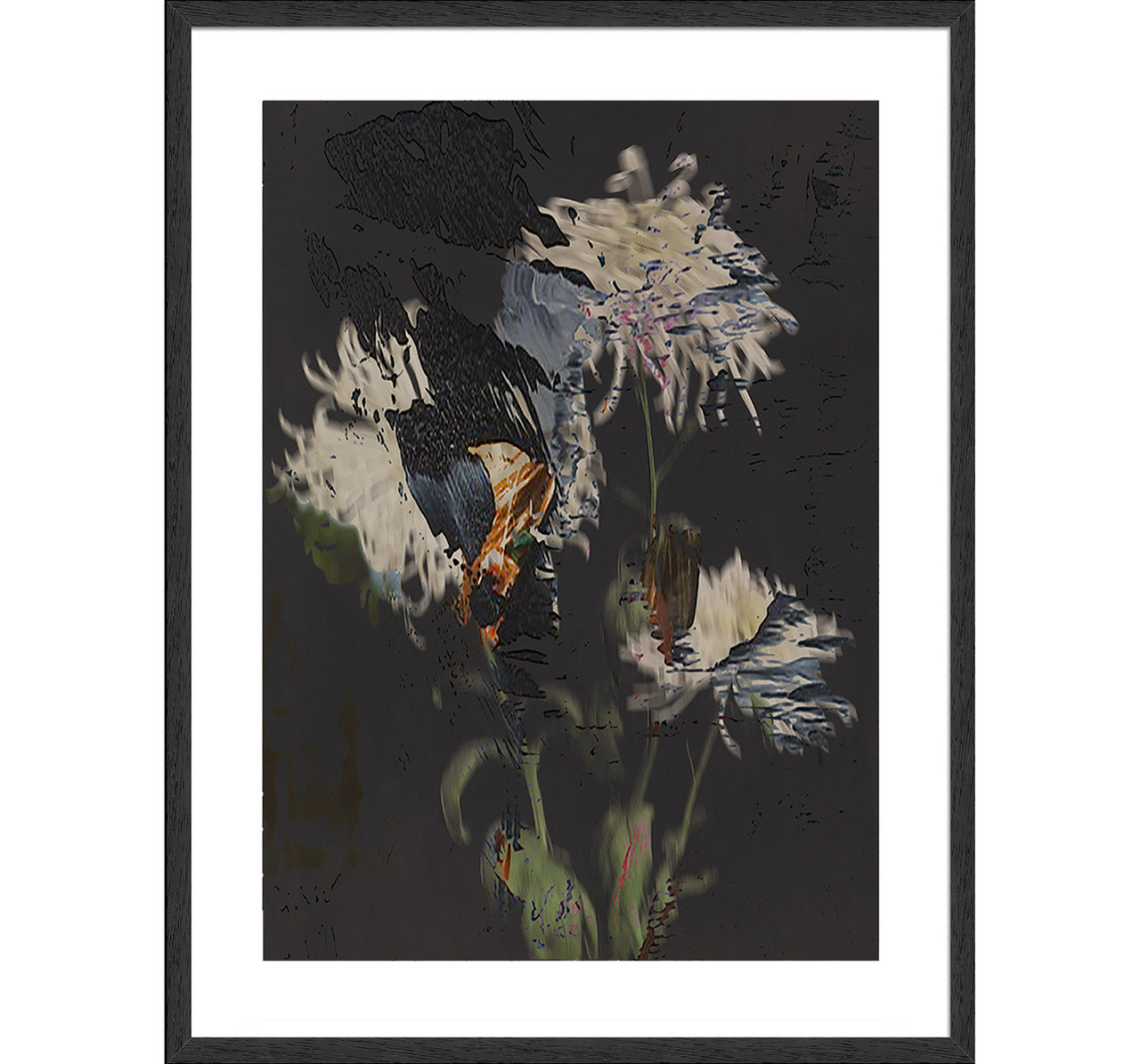 Framed Art Print - Blurred Vision Double Exposure