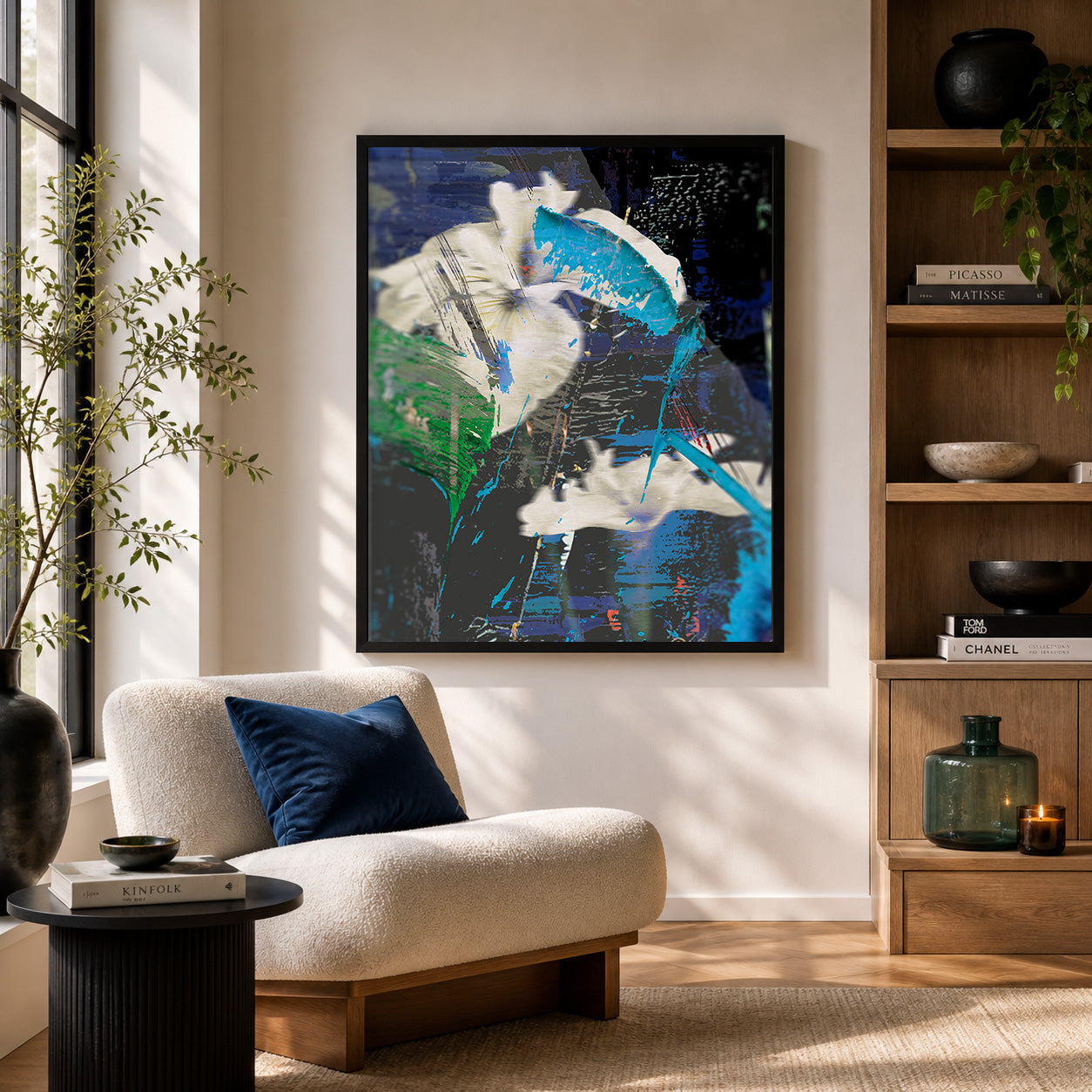 Artwork - Blurred Vision - Blue Iris