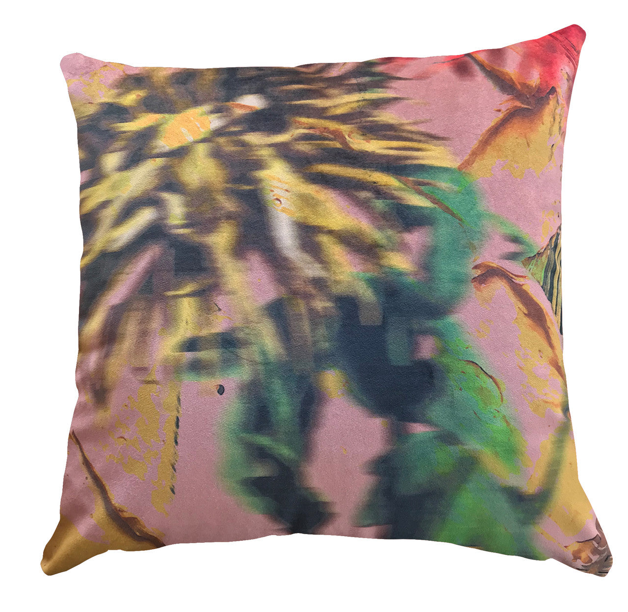 Cushion - Blurred Vision - Yellow Crysanthemum