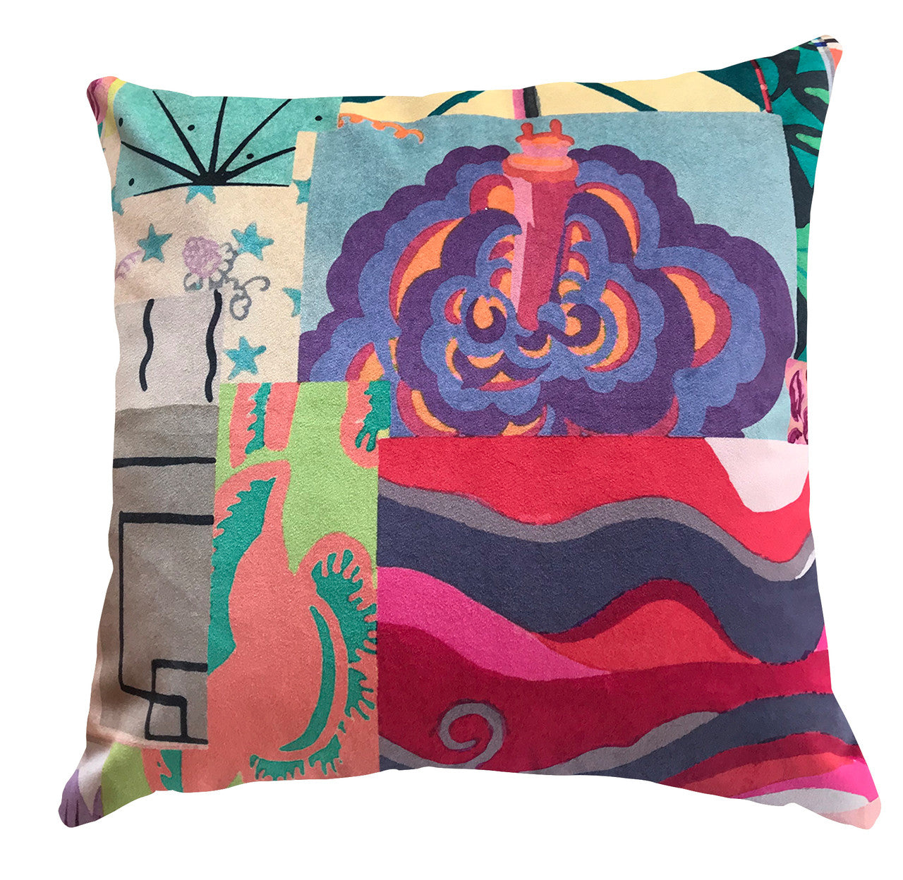 Cushion - Modigliani Was Here - Saturday Afternoon in Colour