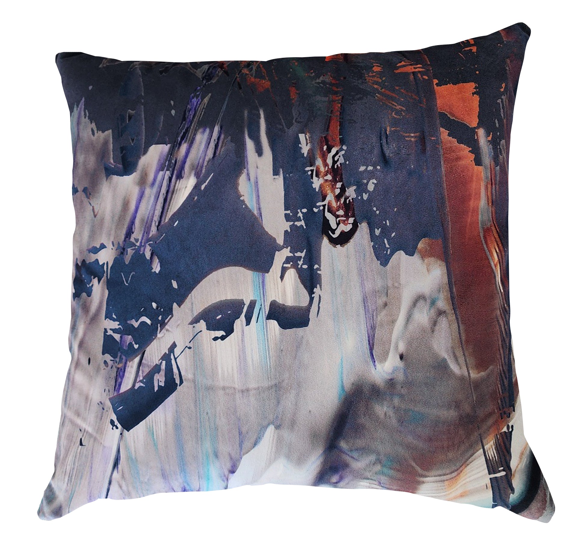 Cushion - Blurred Vision- Turquoise Trickle