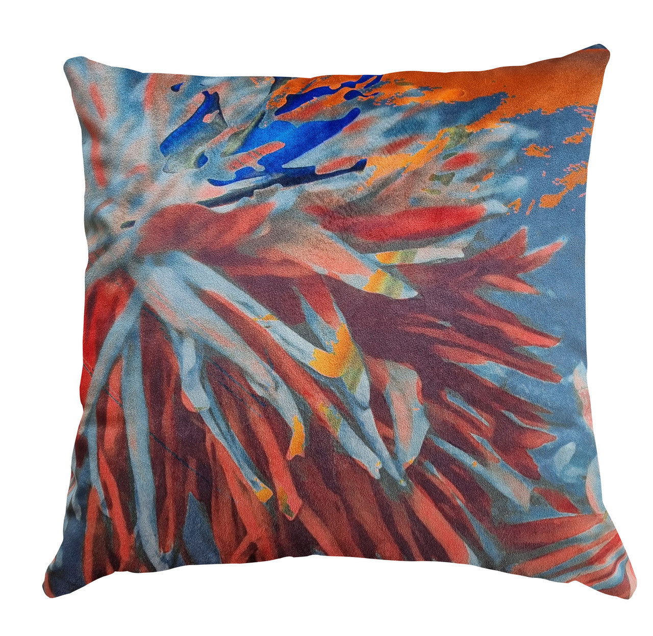 Cushion - Blurred Vision - Close Up in Orange