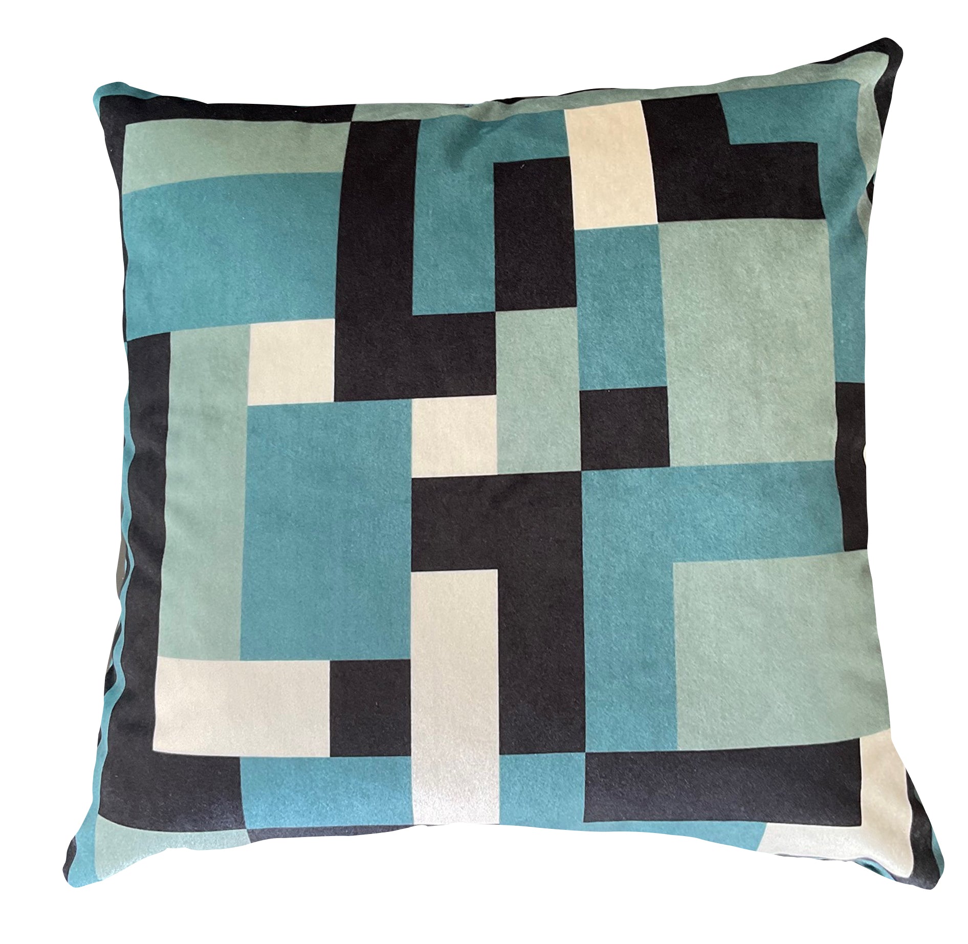 Cushion - Grid Theory - Axis in Teal