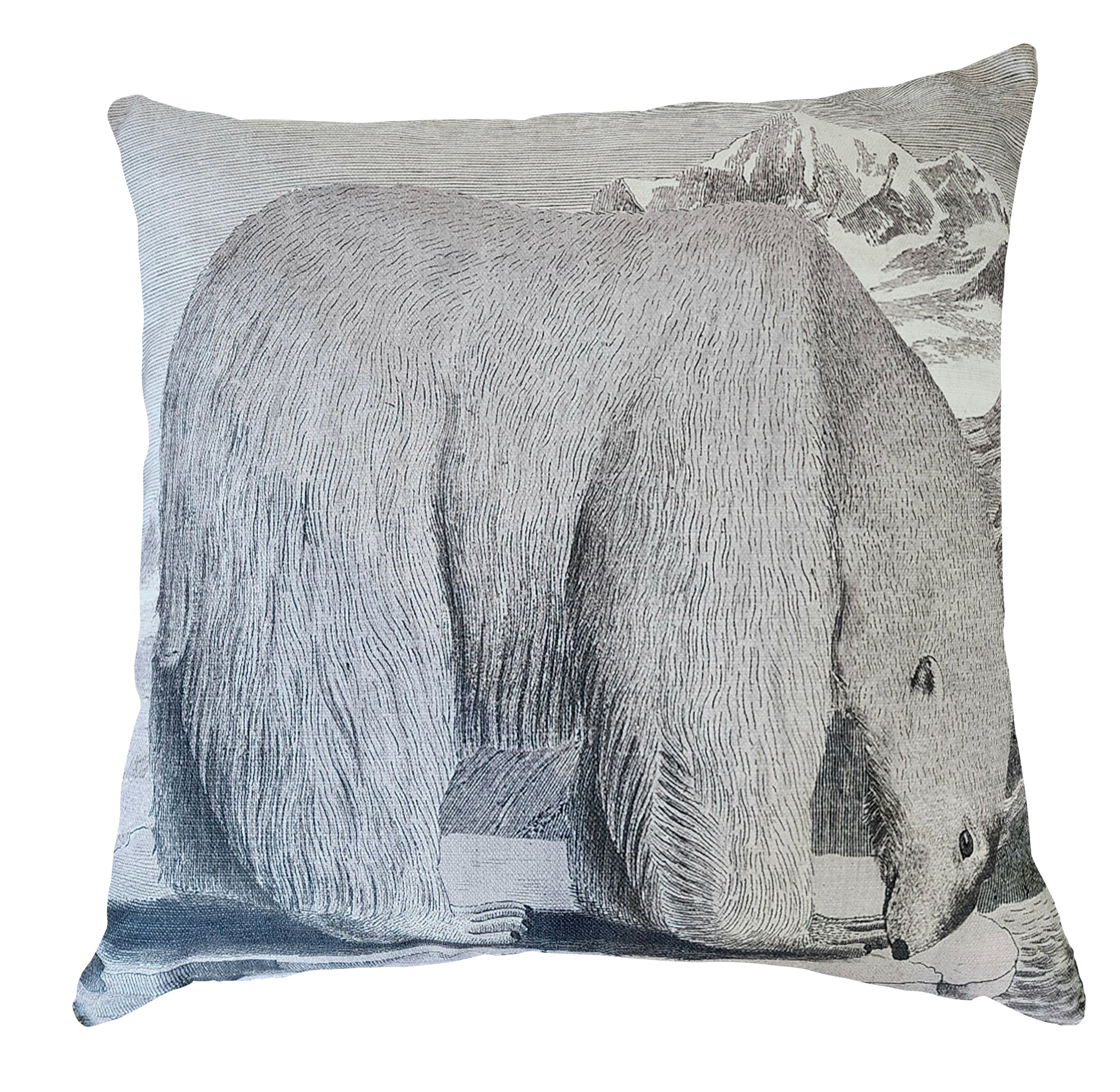 Cushion - Polar Bear (linen-style)