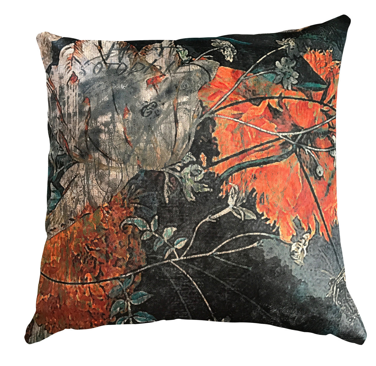 Cushion - Still Life with Flowers - Orange is the New Black