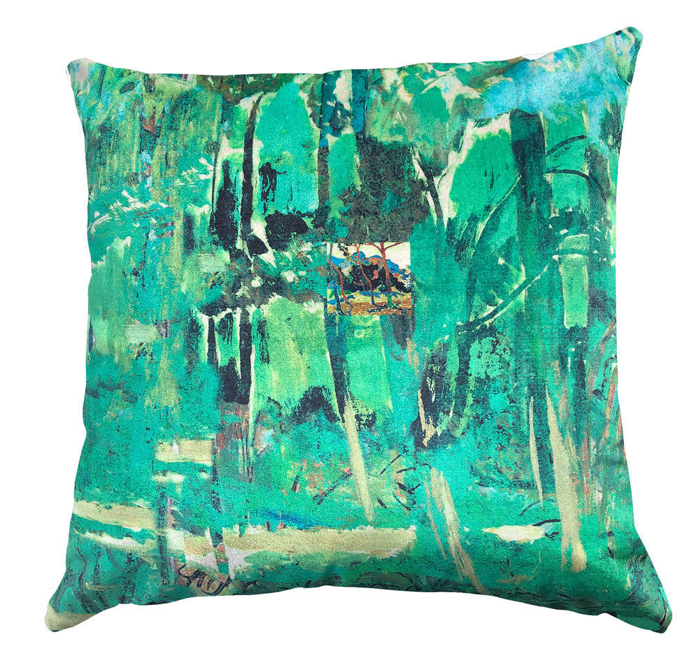 Cushion - Fauve Forest - Green