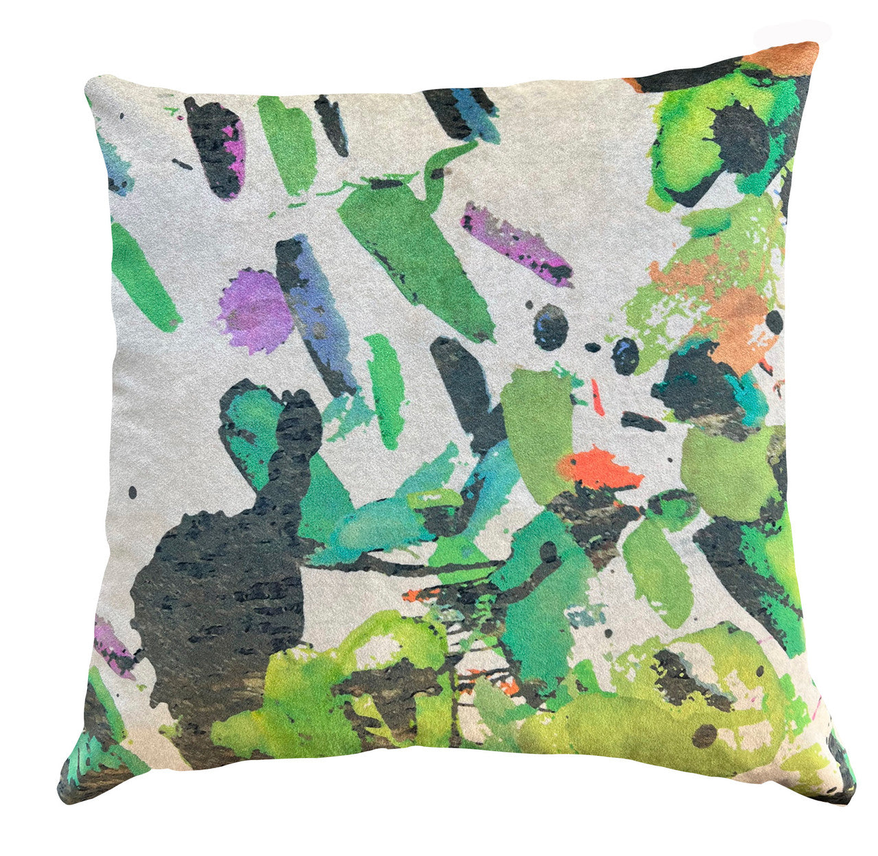 Cushion - Mixed Media - Water Colour Splash