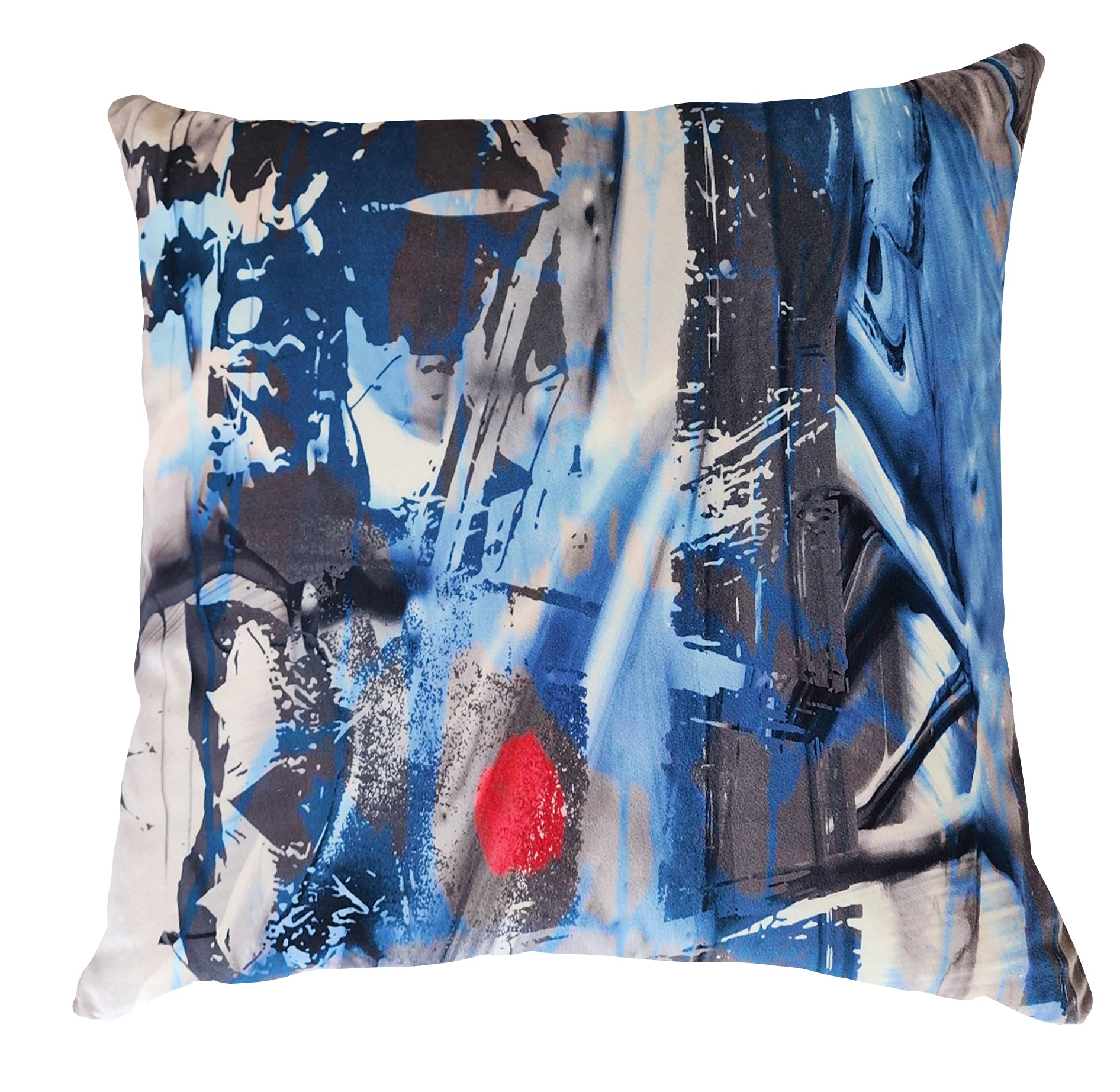 Cushion - Blurred Vision- Blue Marble