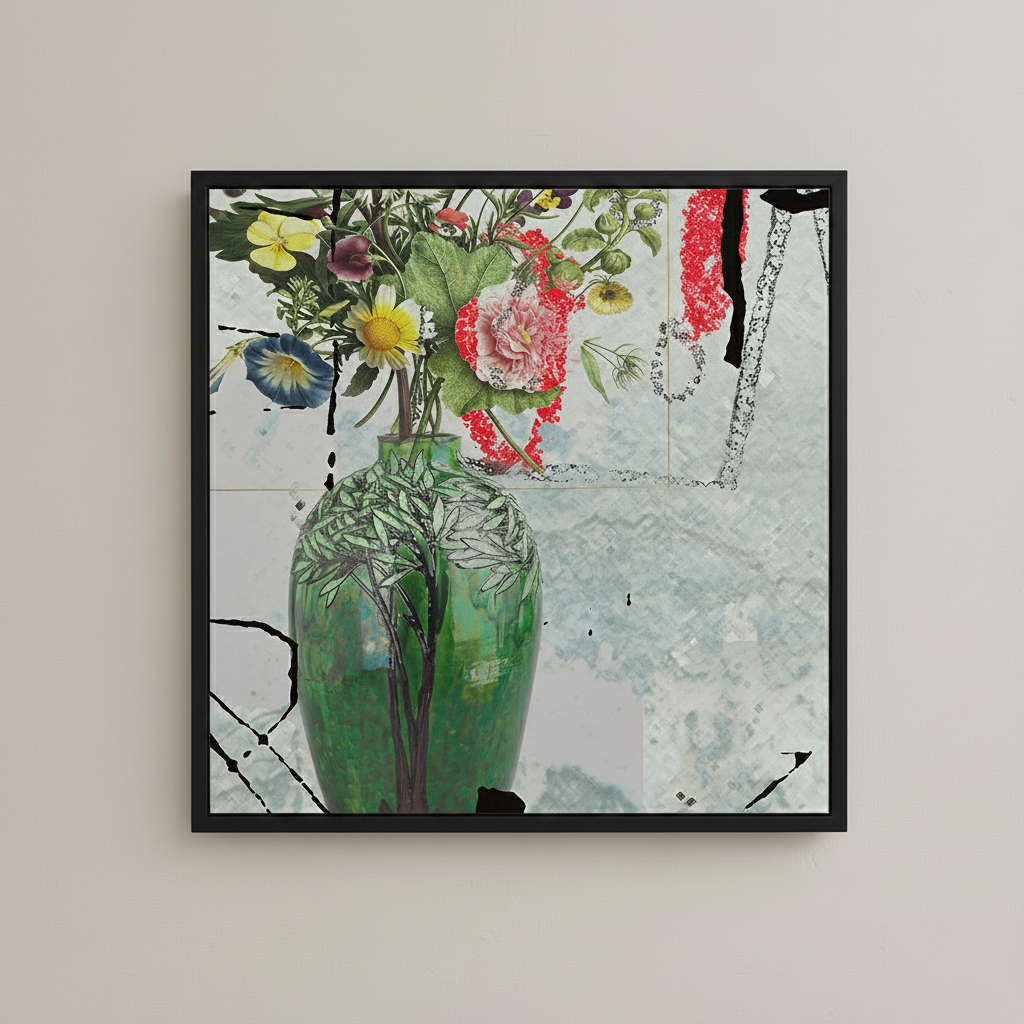 Artwork - Casa Mia - Vase with Flowers