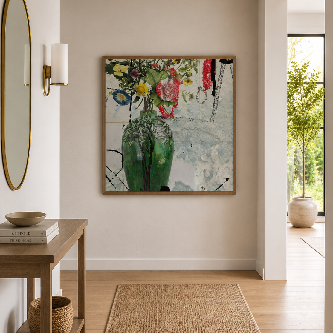 Artwork - Casa Mia - Vase with Flowers