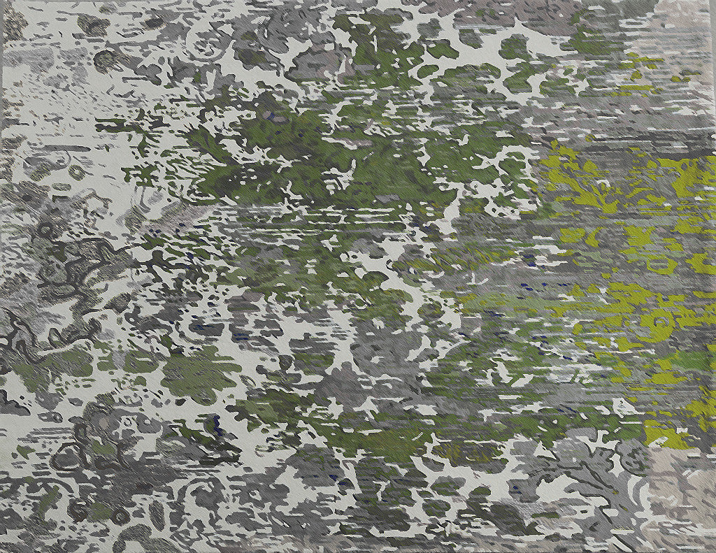 Rug - Chalky Landscape - Olive
