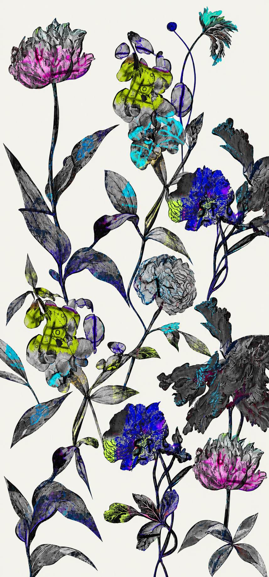 Fabric - Chiaroscuro - Fluro Light
