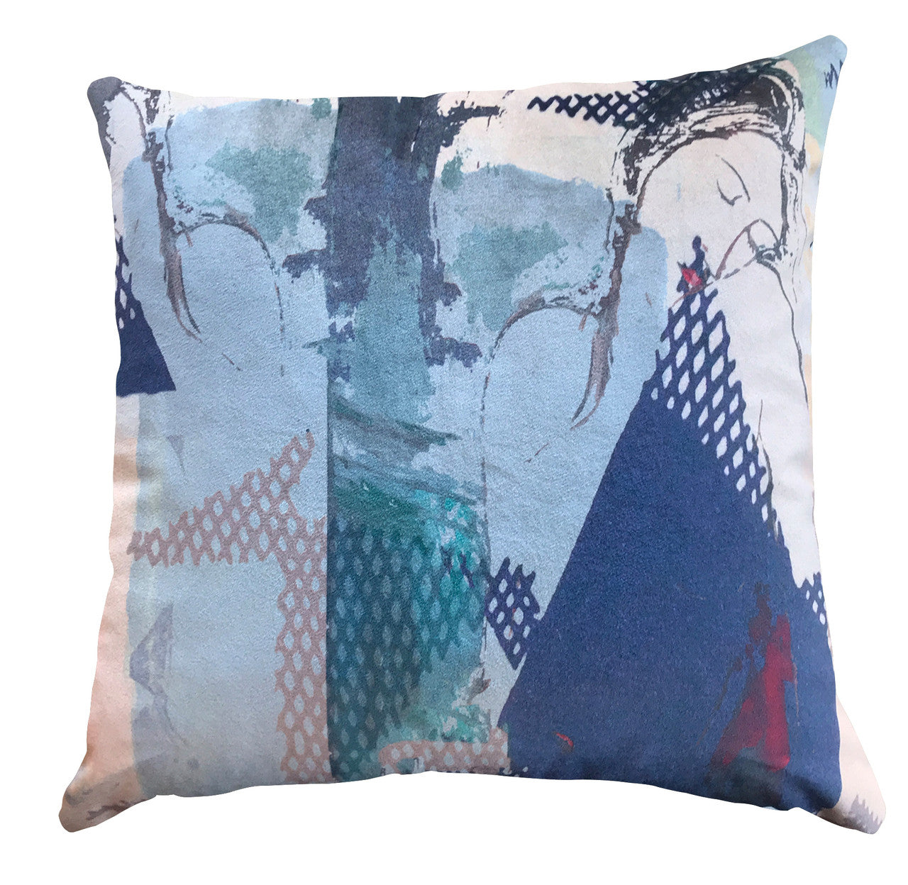 Cushion - Modigliani Was Here - Club Des Filles - Blues