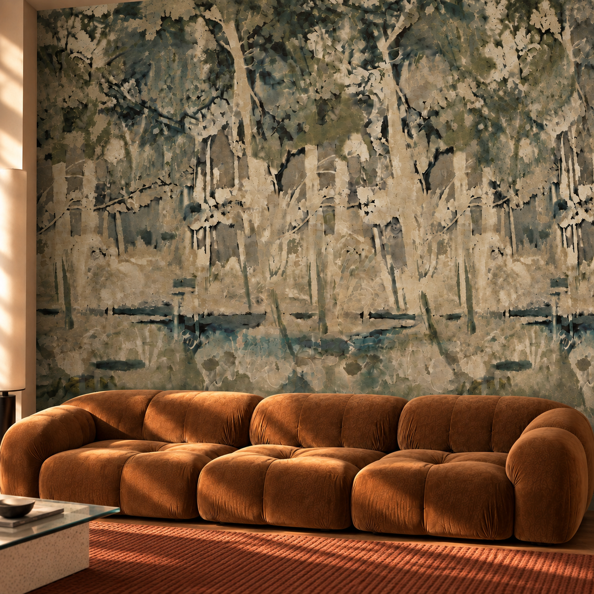 Wallpaper - Fauve Forest - Olive