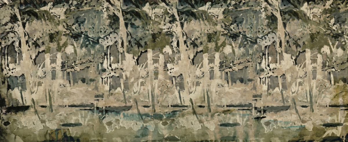 Wallpaper - Fauve Forest - Olive