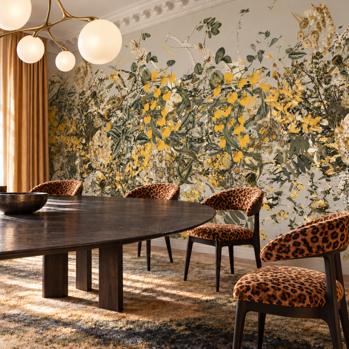 Wallpaper - Floral Explosion - Wild Honey