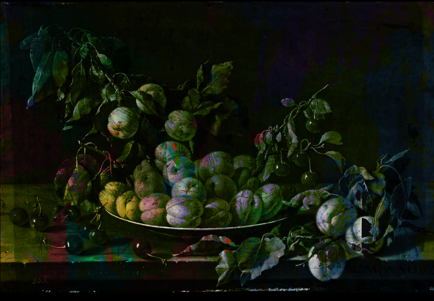 Wallpaper - Fruit Riot - Apricot Eclipse