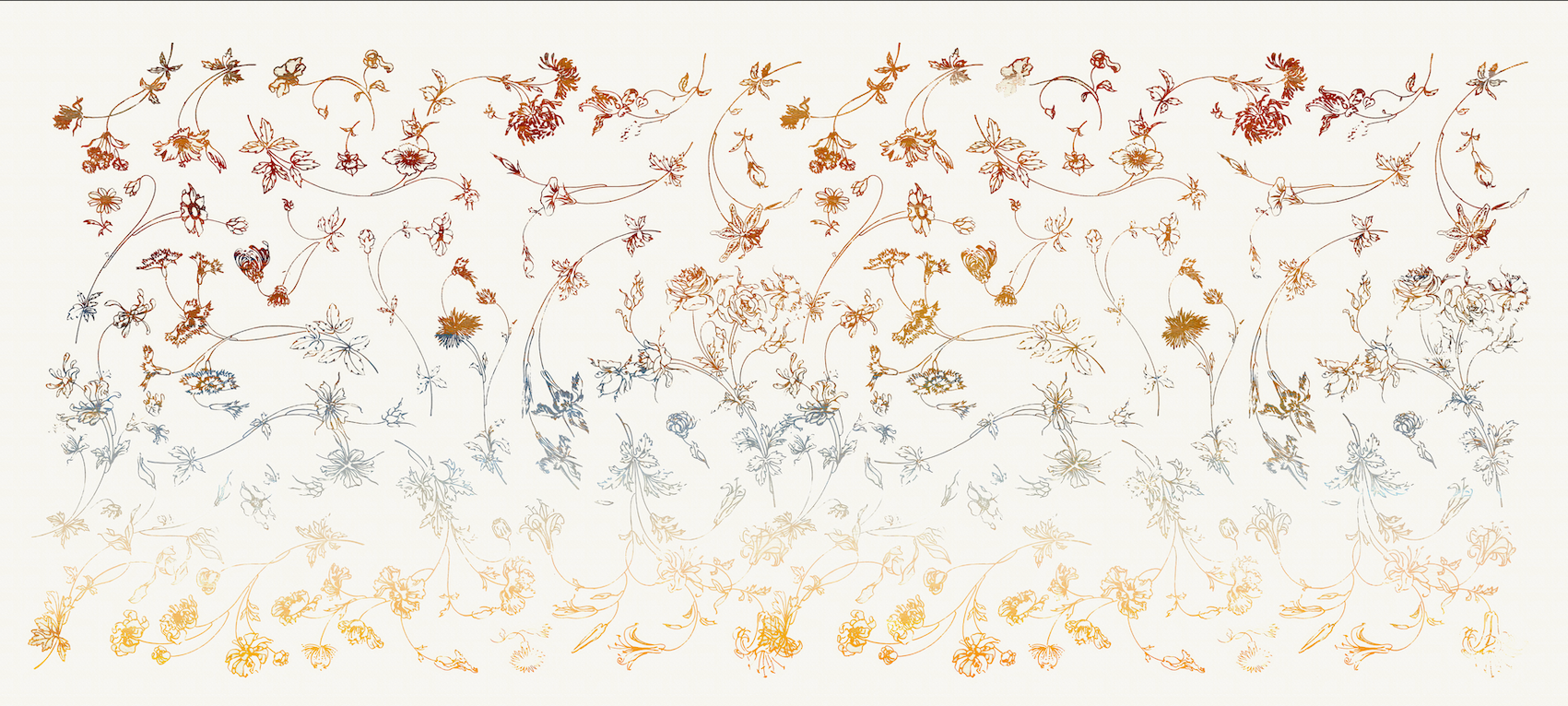 Wallpaper - Garden Etchings - Daydream