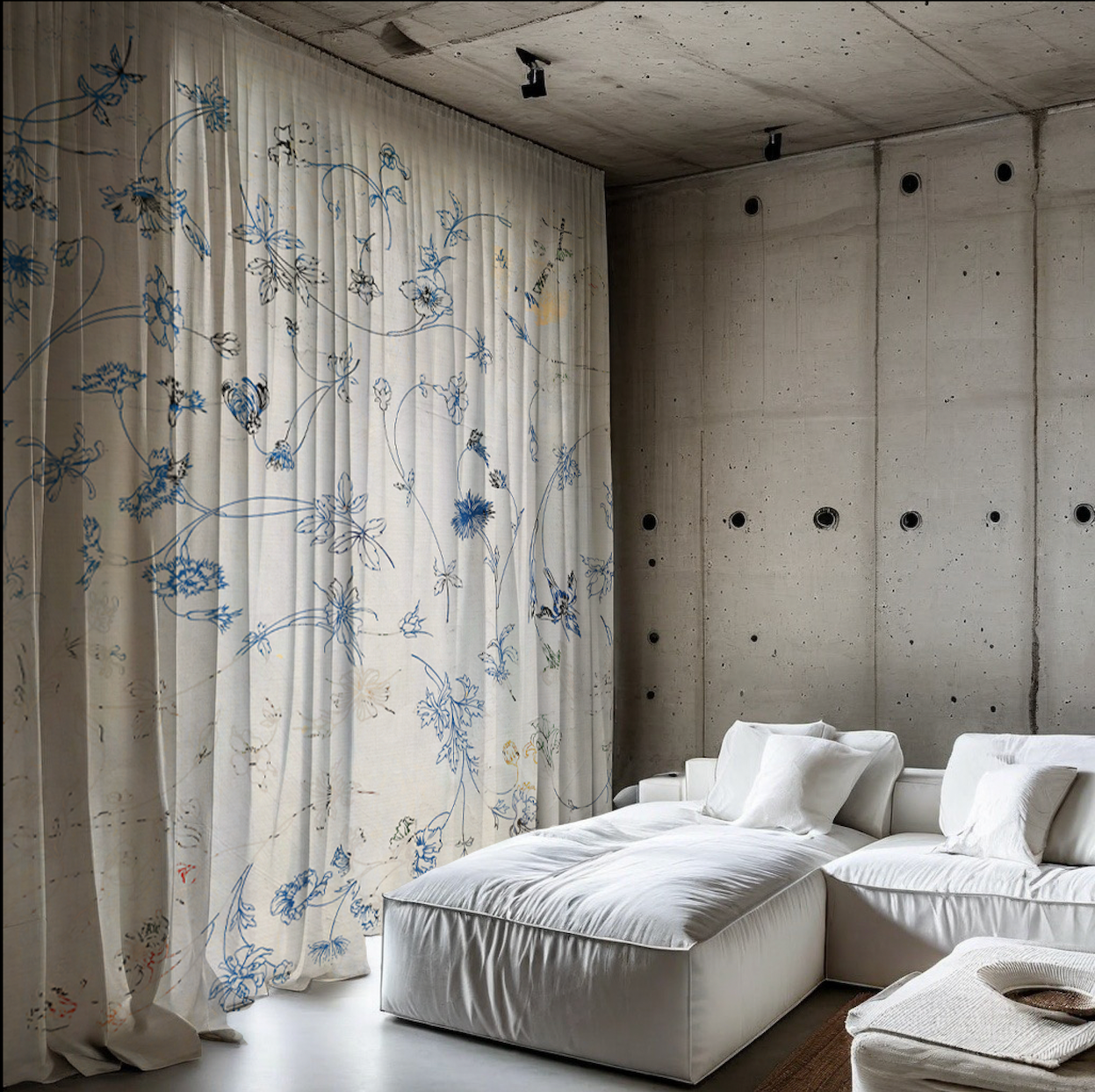 Fabric - Garden Etchings