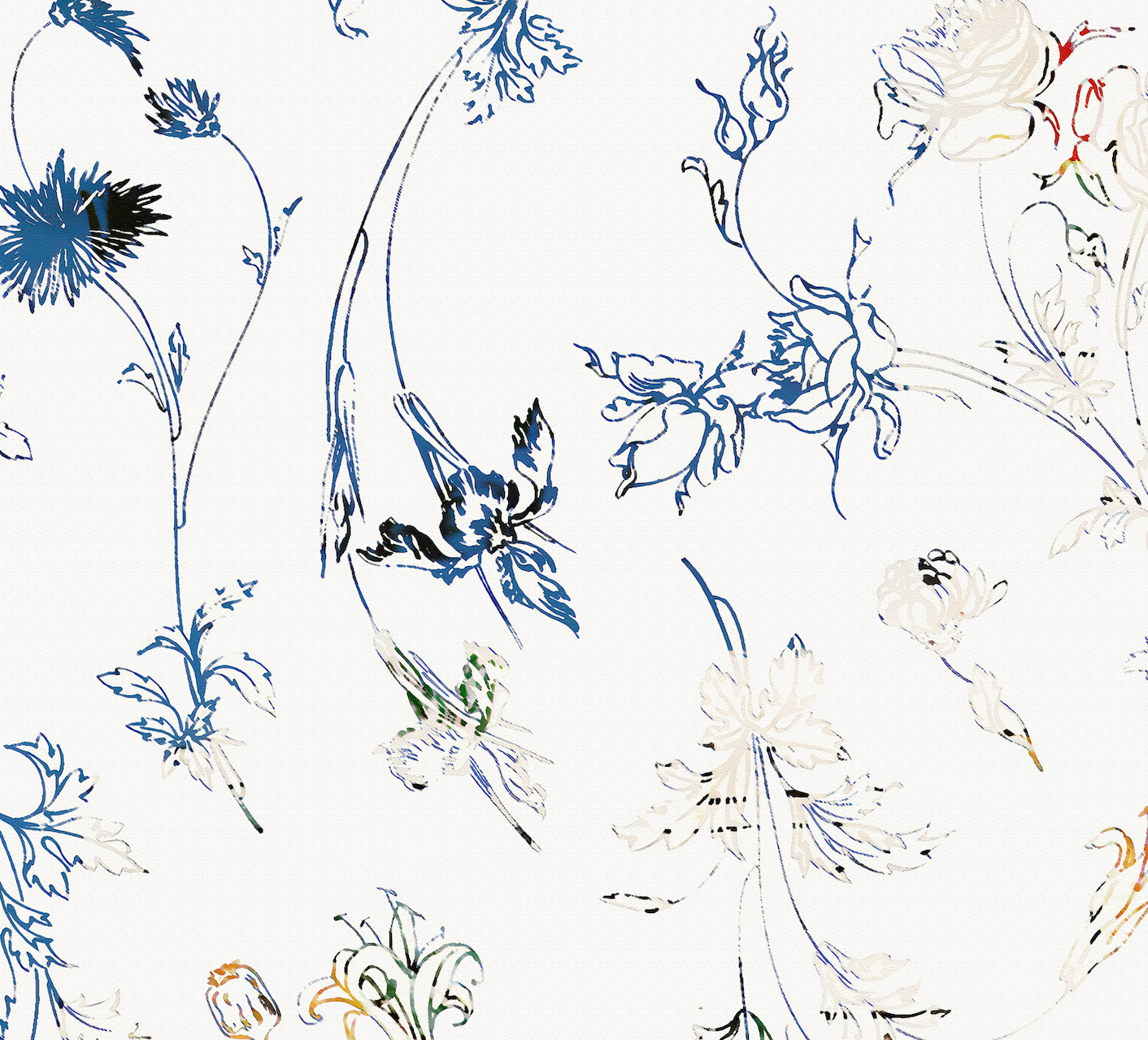 Fabric - Garden Etchings