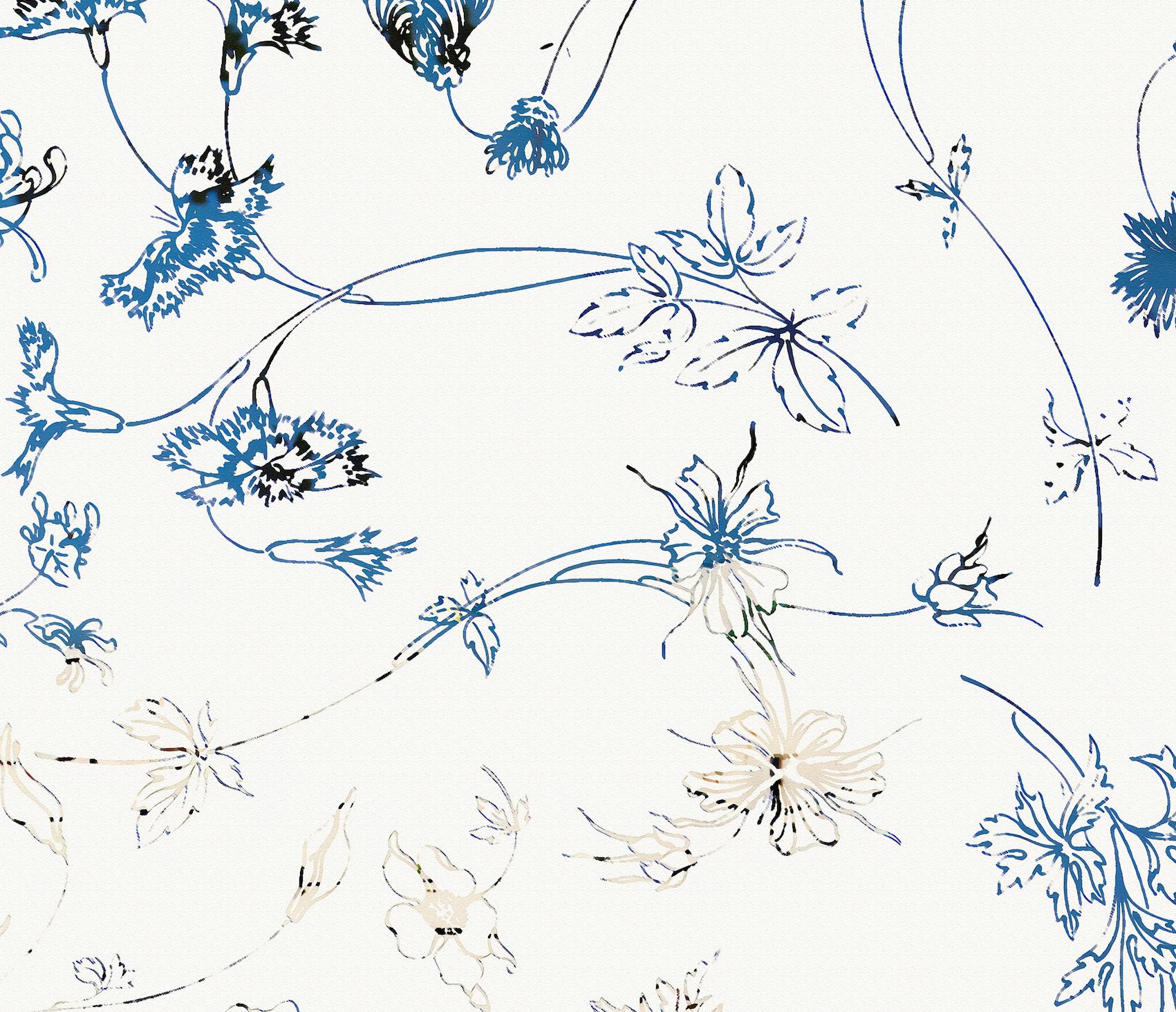 Wallpaper - Garden Etchings