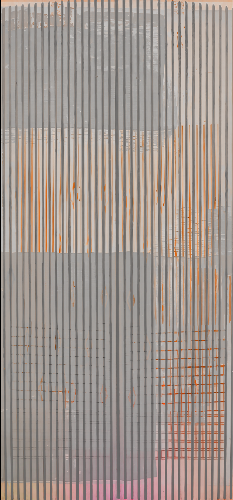Fabric - Geometrico - Orange Stripes