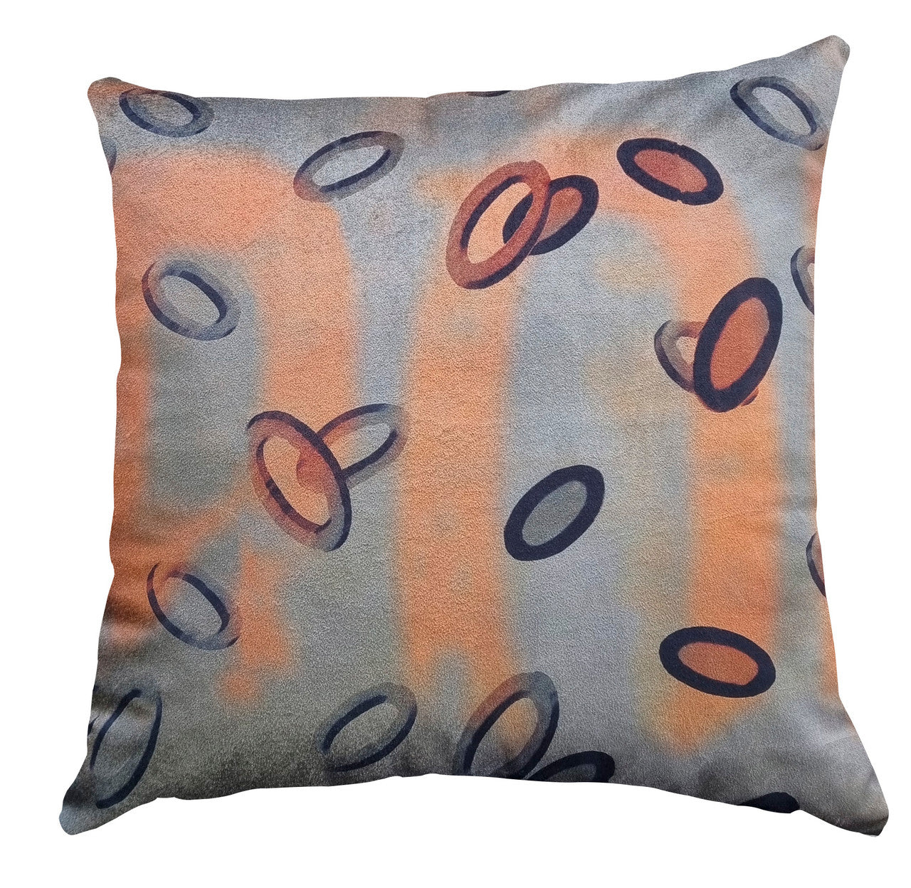 Cushion - Geometrico - Copper Rings