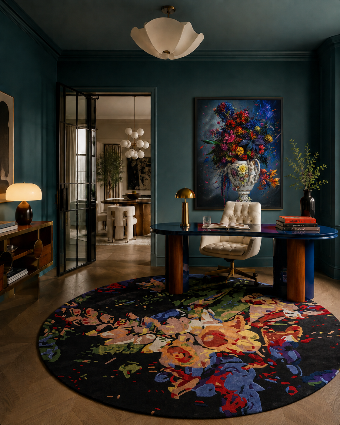 Rug - Ginger Flower - Luminescent