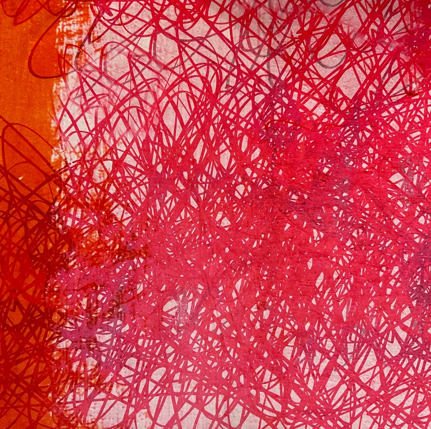 Fabric - Scribble - Pink